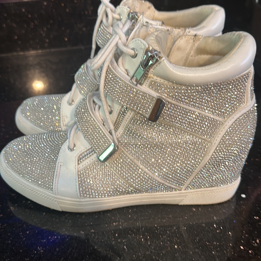 INC International Concepts Women's Debby Wedge Sneakers, Created for Macy's